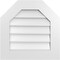 Ekena Millwork Octagonal Top Surface Mount PVC Gable Vent w/ 3-1/2"W x 1"P Standard Frame, 22"W x 22"H GVPOT22X2201SN - alternate 1